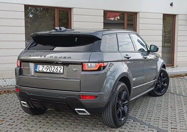 Land Rover Range Rover Evoque cena 117900 przebieg: 60000, rok produkcji 2018 z Biała małe 562